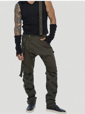 Psylo “Ottoman” pants size 36
 with Suspenders